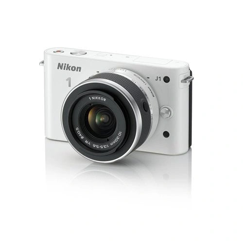Nikon-1 J1 Systeemcamera + 10-30mm Lens - Wit (In doos) Tweedehands