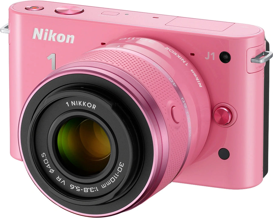 Nikon-1 J1 Systeemcamera + 30-110mm Lens - Roze (In doos) Tweedehands