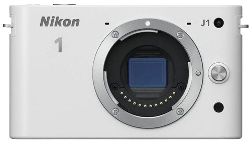 Nikon-1 J1 Systeemcamera Body - Wit (FLITSER DEFECT) Tweedehands
