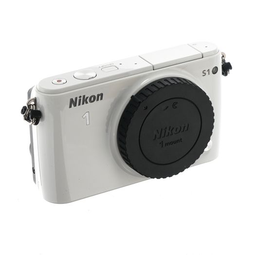 Nikon-1 S1 Digitale Systeemcamera Body - Wit-tweedehands