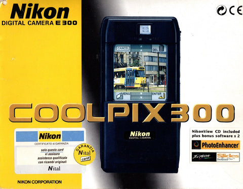 Nikon-Coolpix 300 Digitale Compact Camera - Zwart (In doos) Tweedehands