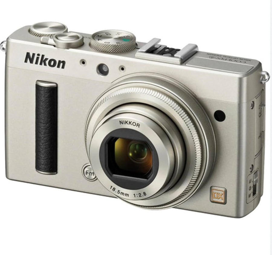 Nikon-Coolpix A DX Digitale Compact Camera - Zilver-tweedehands