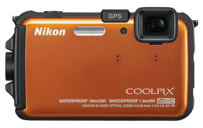 Nikon-Coolpix AW100 Waterdichte Digitale Compact Camera - Oranje-tweedehands