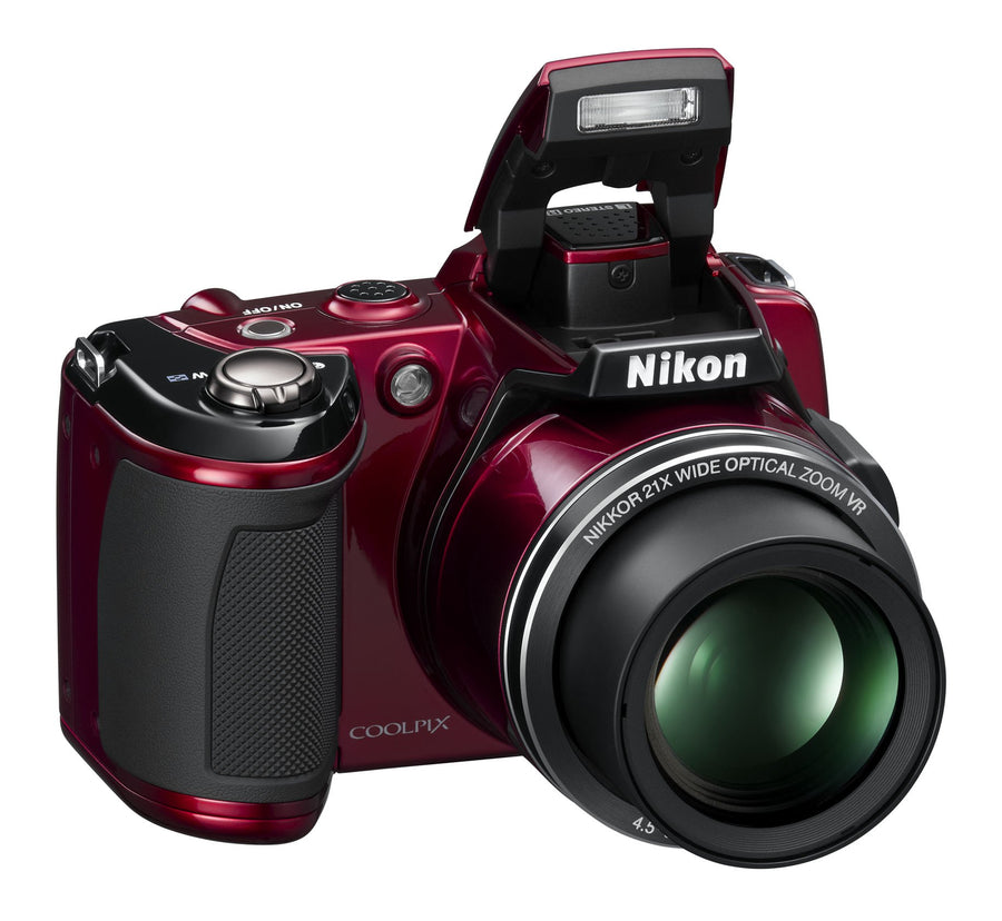 Nikon-Coolpix L120 Digitale Bridge Camera - Rood Tweedehands