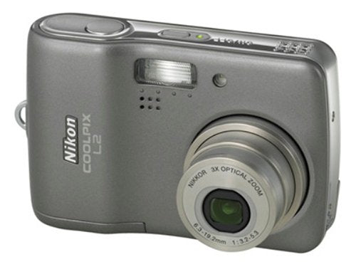 Nikon-Coolpix L2 Digitale Compact Camera - Zilver Tweedehands