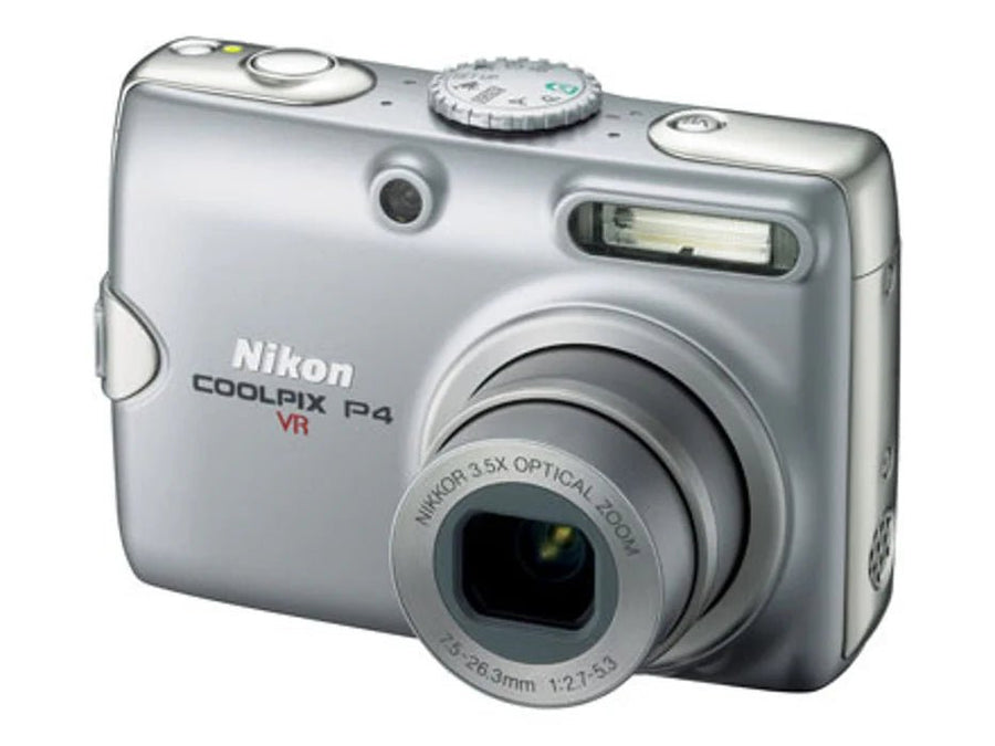 Nikon-Coolpix P4 VR Digitale Compact Camera - Zilver Tweedehands