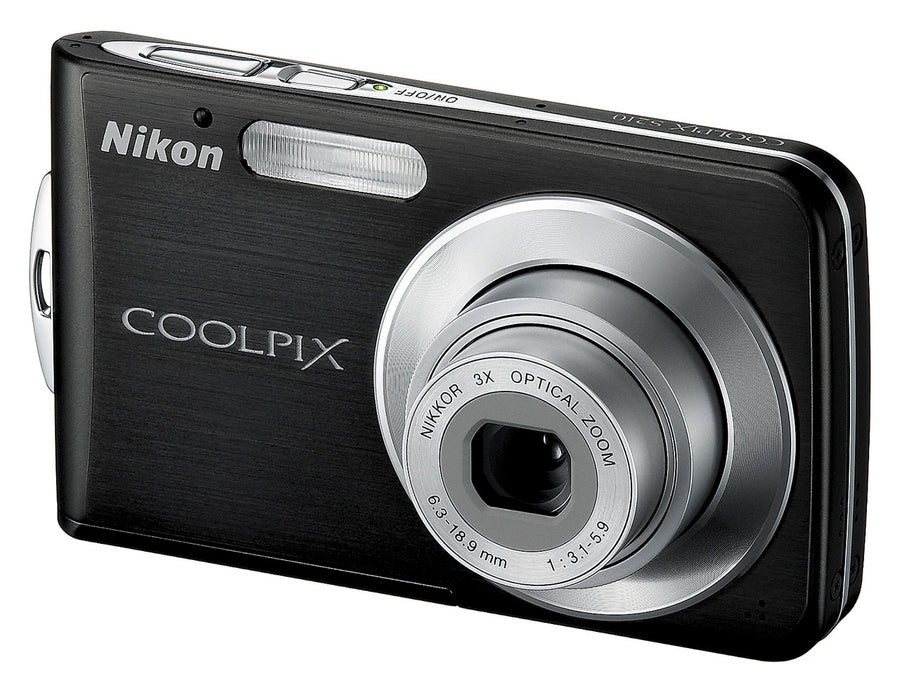 Nikon-Coolpix S210 Digitale Compact Camera - Urban Black / Zwart Tweedehands
