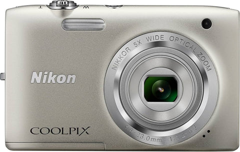 Nikon-Coolpix S2800 Digitale Compact Camera - Zilver (In doos) Tweedehands