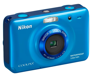Nikon-Coolpix S30 Digitale Compact Camera - Blauw Tweedehands