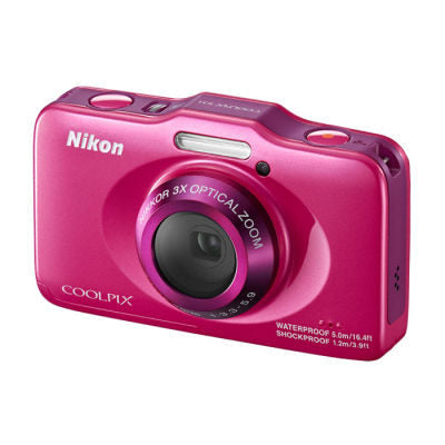 Nikon-Coolpix S31 Digitale Waterdichte Compact Camera - Roze (In doos) Tweedehands