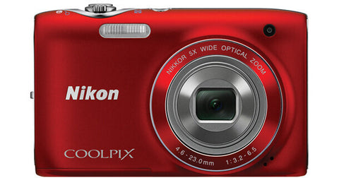 Nikon-Coolpix S3100 Digitale Compact Camera - Rood (In doos) Tweedehands