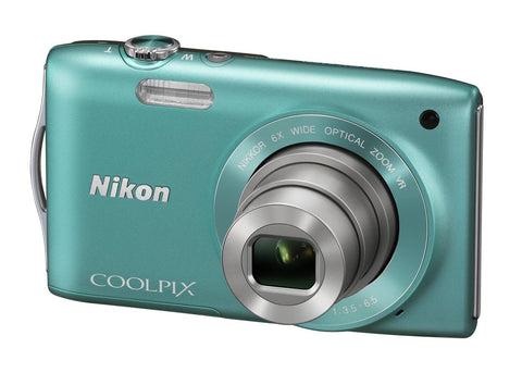 Nikon-Coolpix S3300 Digitale Compact Camera - Groen (In doos) Tweedehands