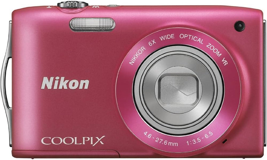 Nikon-Coolpix S3500 Digitale Compact Camera - Roze (In doos)-tweedehands