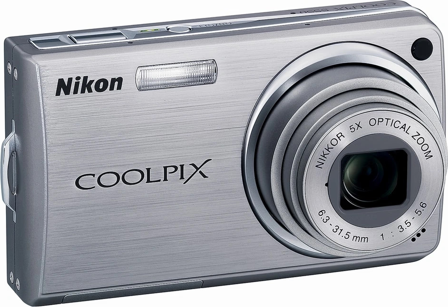 Nikon-Coolpix S550 Digitale Compact Camera - Zilver Tweedehands