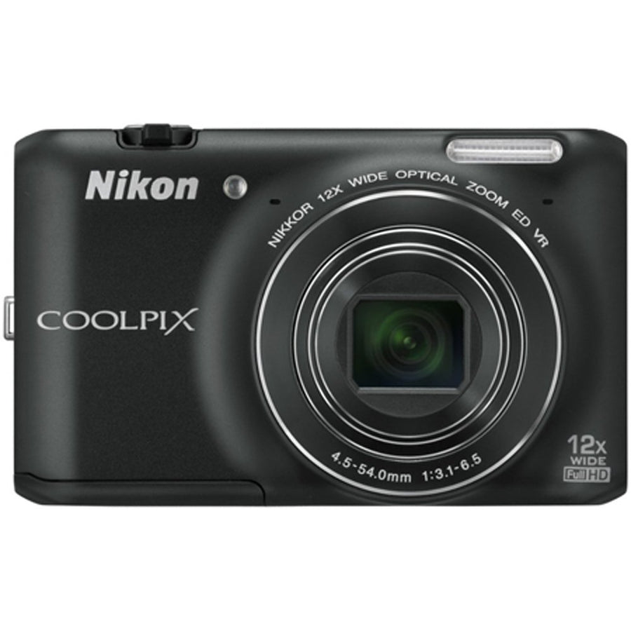 Nikon-Coolpix S6400 Digitale Compact Camera - Zwart (Nieuw)