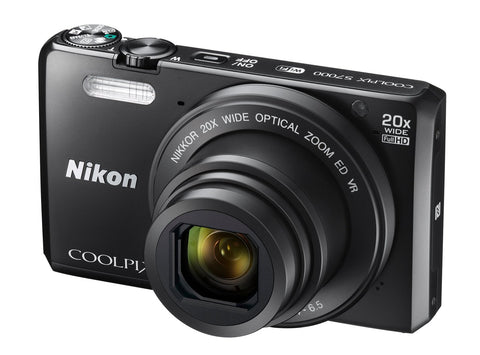 Nikon-Coolpix S7000 Digitale Compact Camera - Zwart (In doos) Tweedehands