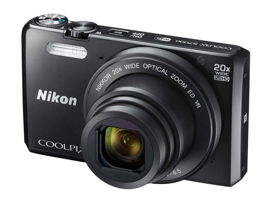 Nikon-Coolpix S7000 Digitale Compact Camera - Zwart (In doos) Tweedehands