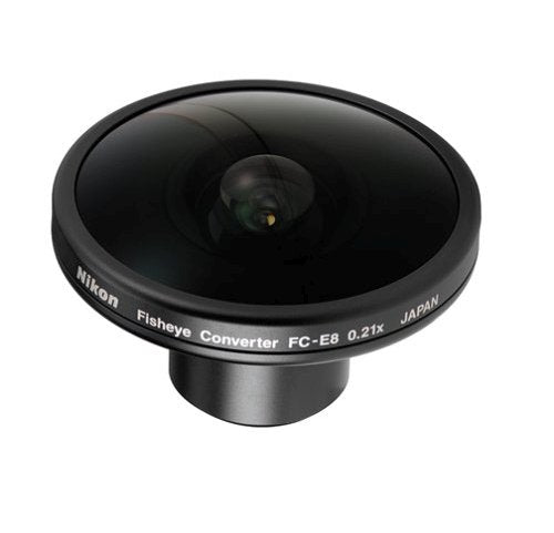 Nikon-FC-E8 Fisheye Converter Lens voor Nikon COOLPIX 4300/4500/5000 (183°) (Incl. Case)-tweedehands