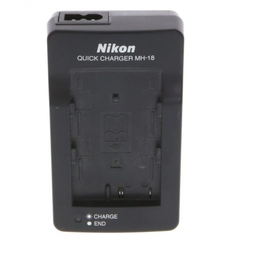 Nikon-MH-18 Acculader / Accu Lader voor Nikon EN-EL3, EN-EL3a en EN-EL3e (Incl. Stroomkabel) Tweedehands