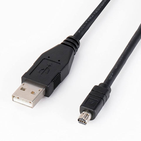 Nikon UC-E1 USB interfacekabel voor Coolpix, zwart met USB-A- en camerastekker