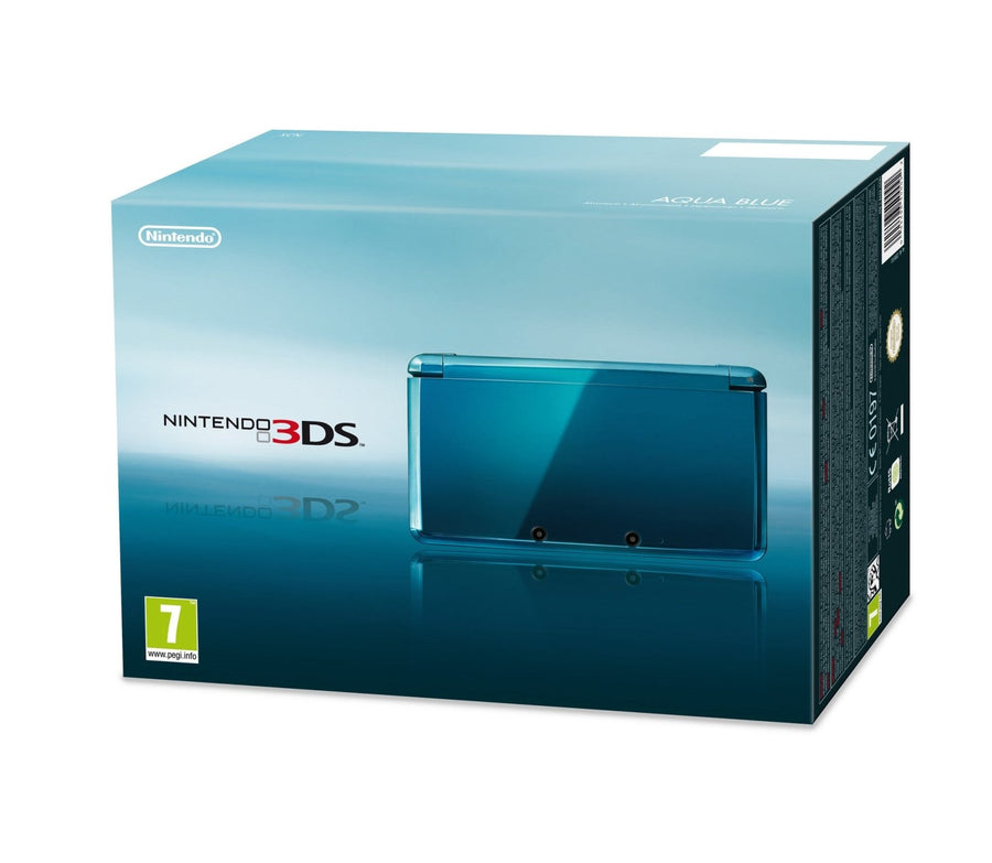 Nintendo-3DS Console - Blauw / Aqua Blue (In doos) Tweedehands