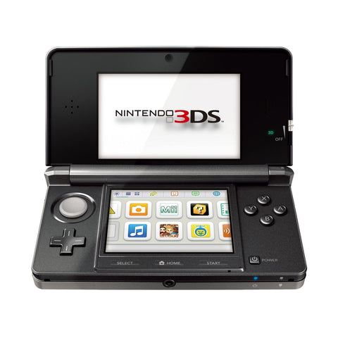 Nintendo-3DS Console - Zwart / Cosmos Black (BESCHADIGD) Tweedehands