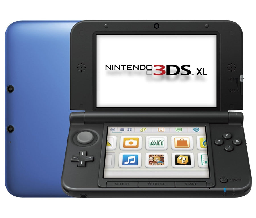 Nintendo-3DS XL Console - Zwart/Blauw (LEES BESCHRIJVING) Tweedehands