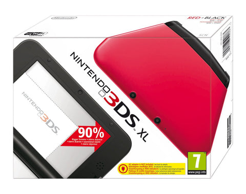 Nintendo-3DS XL Console - Zwart/Rood (Nieuw in gesealde doos)