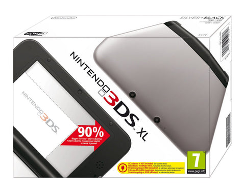 Nintendo-3DS XL Console - Zwart/Zilver (In doos) Tweedehands