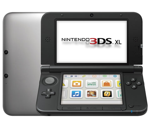 Nintendo-3DS XL Console - Zwart/Zilver Tweedehands