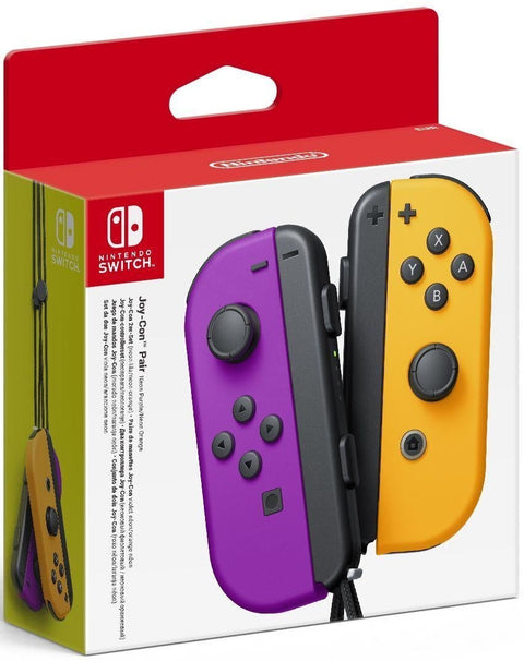 Nintendo-Switch Joy-Cons Set - Paars/Oranje (In doos) Tweedehands