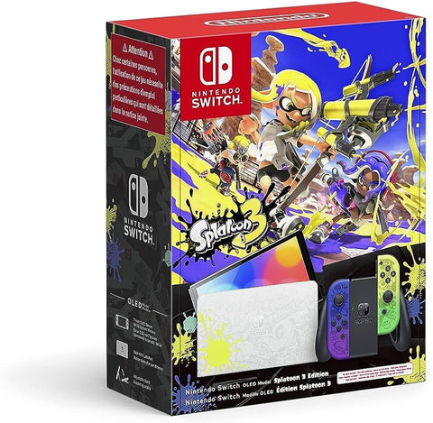 Nintendo-Switch OLED Console - Splatoon 3 Edition (In doos) Tweedehands