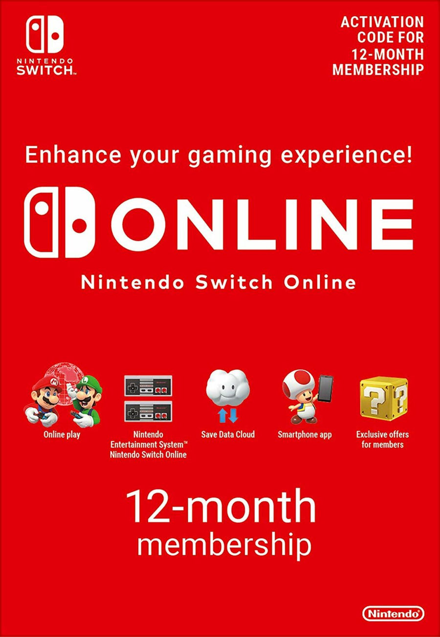 Nintendo-Switch Online - 12 maanden Online Lidmaatschap Tweedehands
