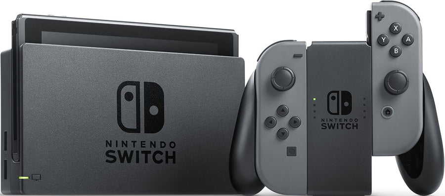 Nintendo-Switch V1 Unpatched Console Set - Zwart/Grijs Tweedehands