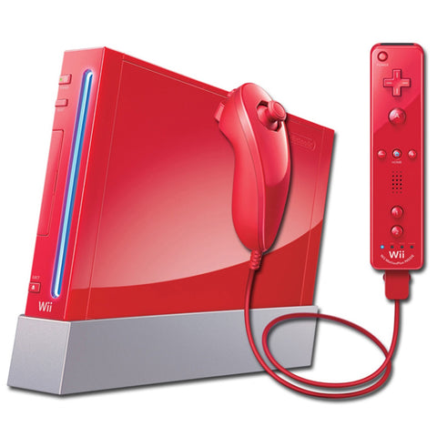 Nintendo-Wii Console - Rood Tweedehands
