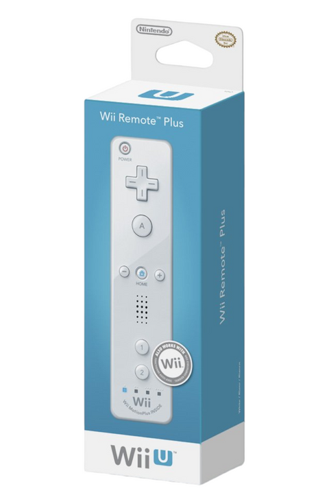 Nintendo-Wii / Wii U Remote Motion Plus - Wit (Controller) (Nieuw)