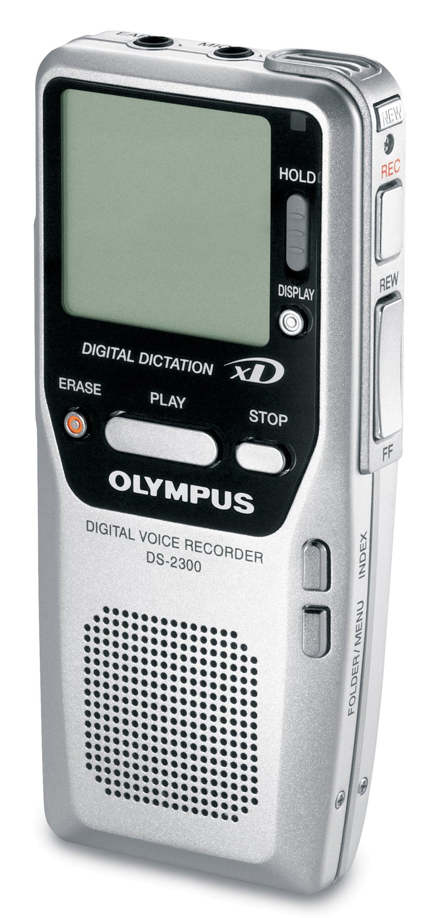 Olympus-DS-2300 Digital Voice Recorder + 16 MB xD-Card - Zilver (Nieuw)