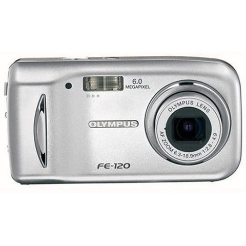 Olympus-FE-120 Digitale Compact Camera - Zilver Tweedehands