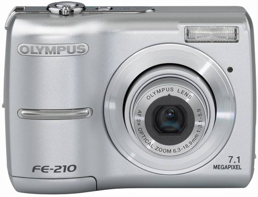 Olympus-FE-210 Digitale Compact Camera - Zilver (In doos) Tweedehands