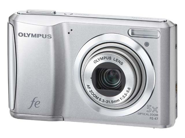 Olympus-FE-47 Digitale Compact Camera - Zilver-tweedehands