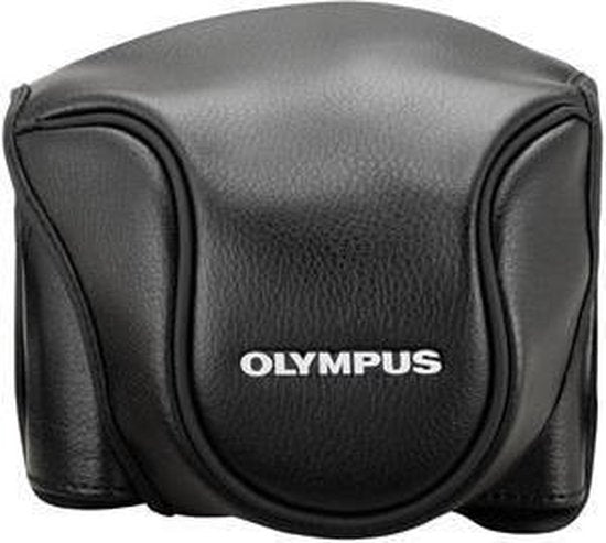 Olympus-SCH-118 - Leren Tas voor Stylus 1 - Zwart (Nieuw)