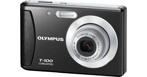 Olympus-T-100 Digitale Compact Camera - Zwart (In doos) Tweedehands