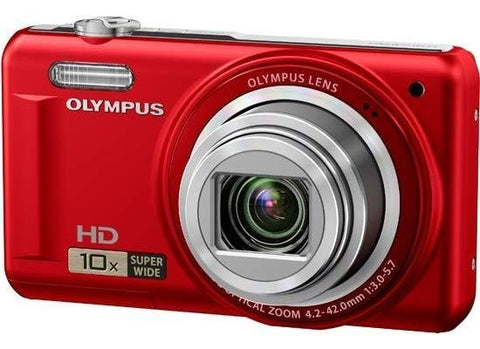 Olympus-VR-310 Digitale Compact Camera - Rood (LEES BESCHRIJVING) Tweedehands