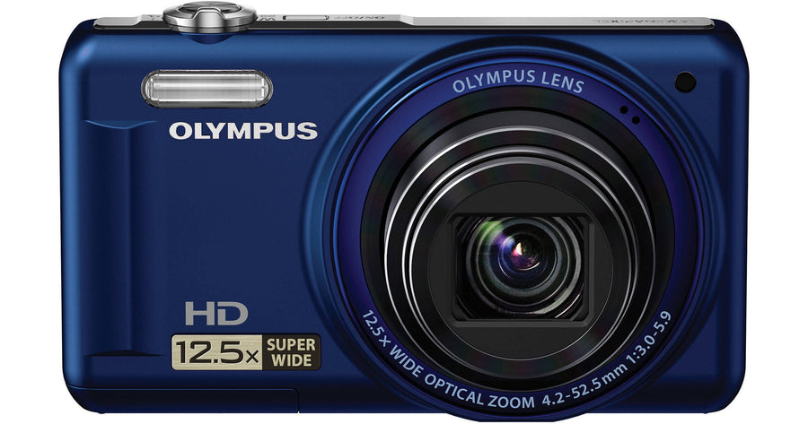 Olympus-VR-320 Digitale Compact Camera - Blauw Tweedehands