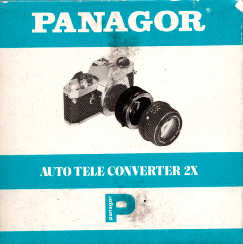 Panagor-Auto Tele Converter 2x voor Konica T4/TC (Nieuw)