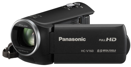 Panasonic-HC-V160 Digitale Videocamera - Zwart (In doos) Tweedehands