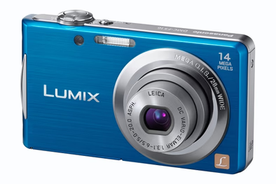 Panasonic-Lumix DMC-FS16 Digitale Compact Camera - Blauw-tweedehands