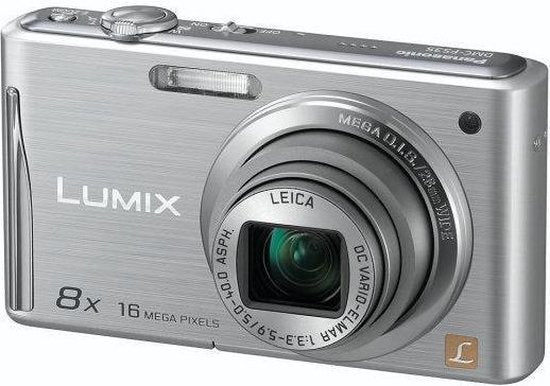 Panasonic-Lumix DMC-FS25 Digitale Compact Camera - Zilver Tweedehands