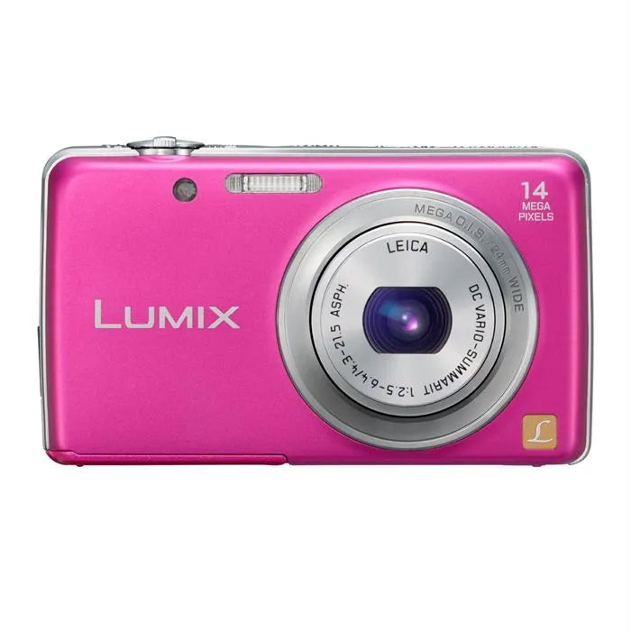 Panasonic-Lumix DMC-FS40 Digitale Compact Camera - Roze-tweedehands