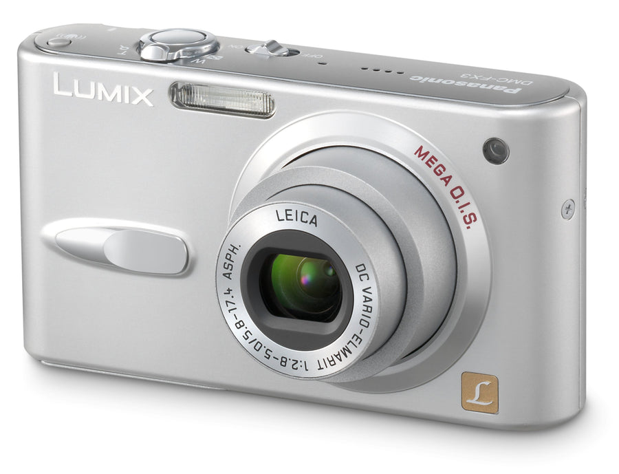 Panasonic-Lumix DMC-FX3 Digitale Compact Camera - Zilver Tweedehands